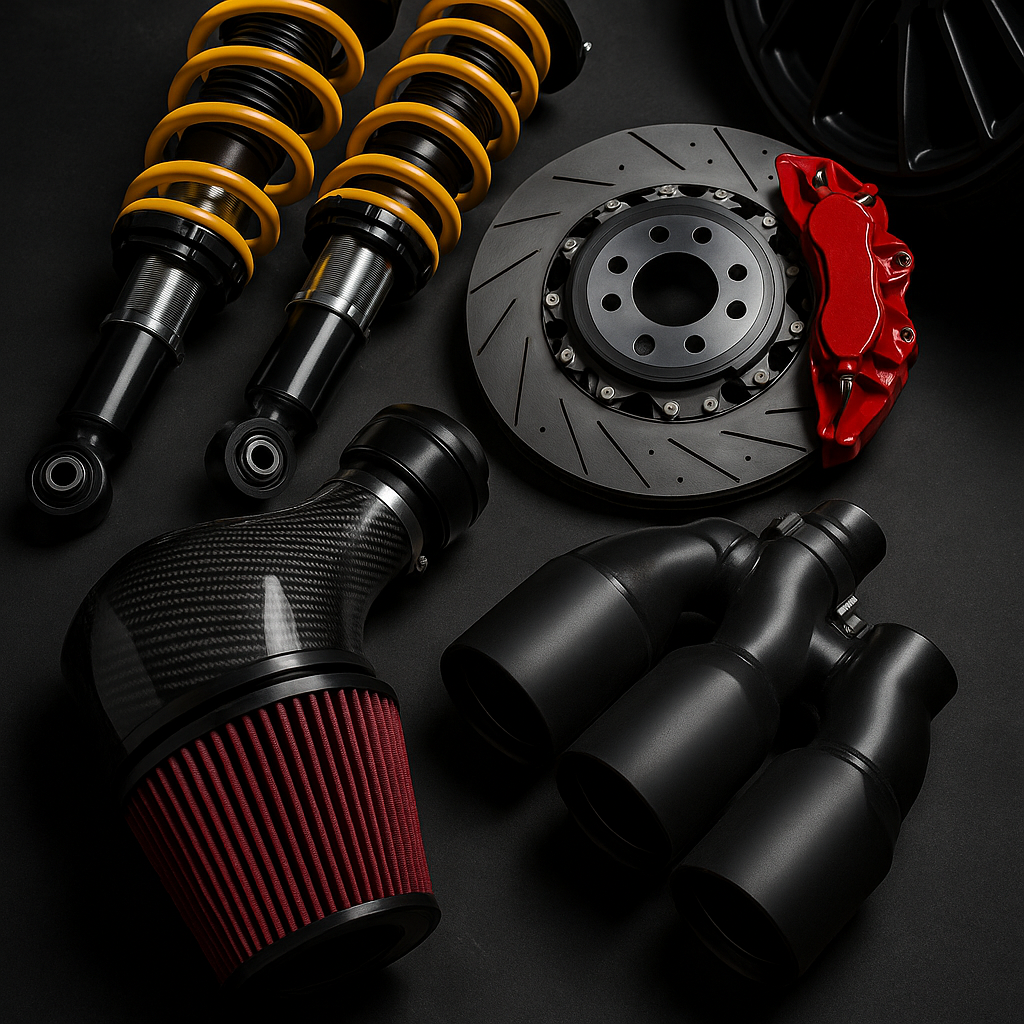 避震懸吊強化：可調避震、拉桿、防傾桿